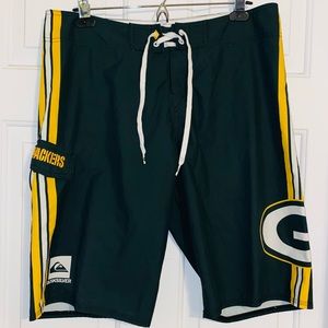 Vintage men’s NFL Green Bay Packer swim trunks